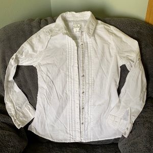Justice girl’s sz 14 button down shirt